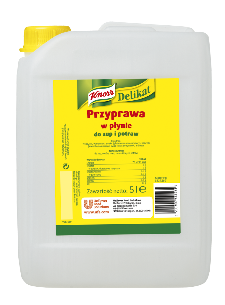 Knorr Delikat Przyprawa w płynie 6 kg (5 l) - 